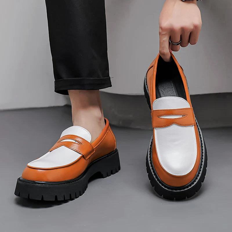 William Leather Penny Loafers