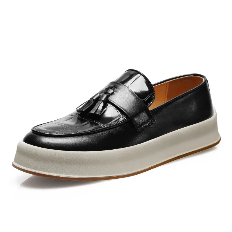 Finnian Tassel Platform Loafers