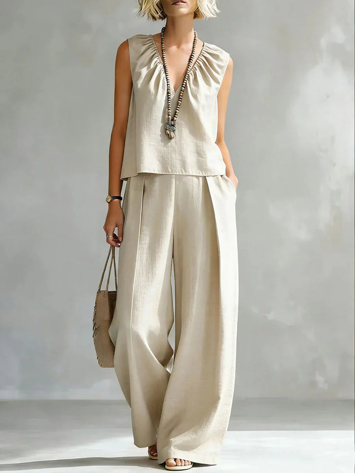 Celine Sleeveless Lounge Set