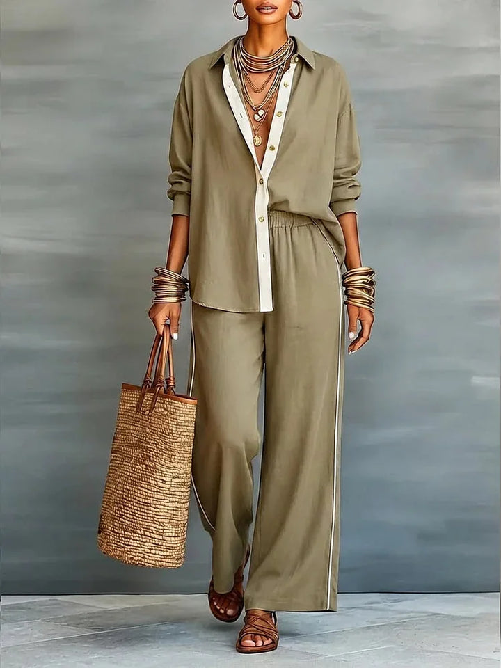 Cassie Summer Linen Co-Ord Set