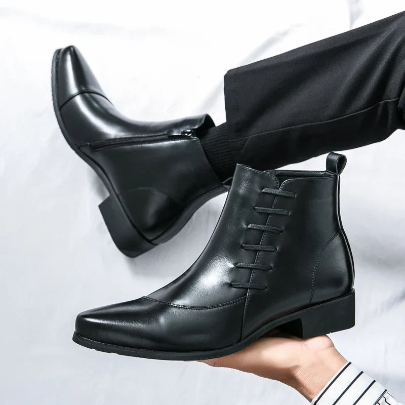Harley Leather Chelsea Boots