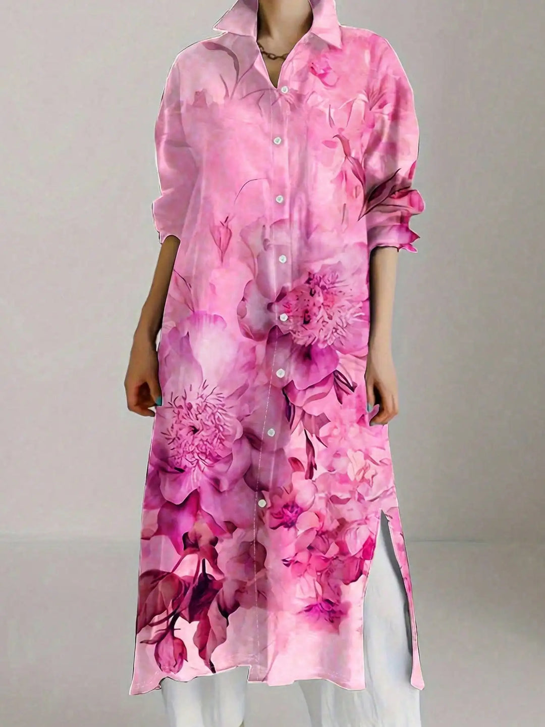Claire Floral Print Maxi Dress