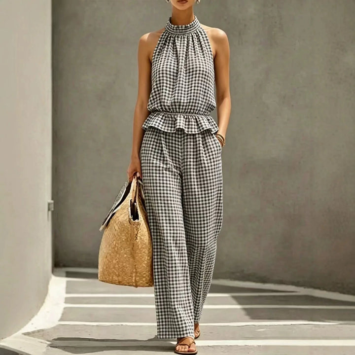 Paloma Gingham Two Piece Set
