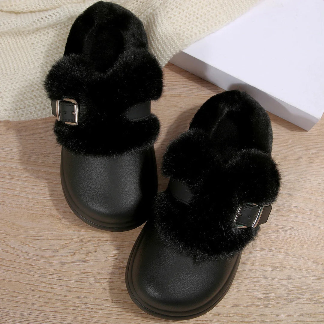 Winnie Platform Fur Clog