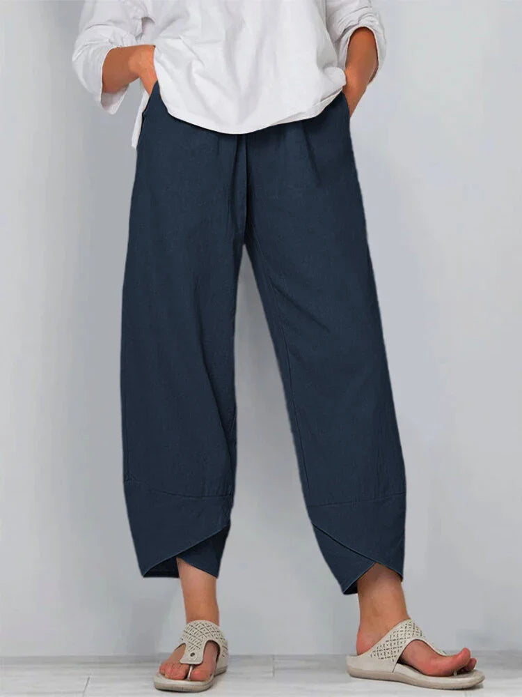 Madison Cotton Linen Harem Pants