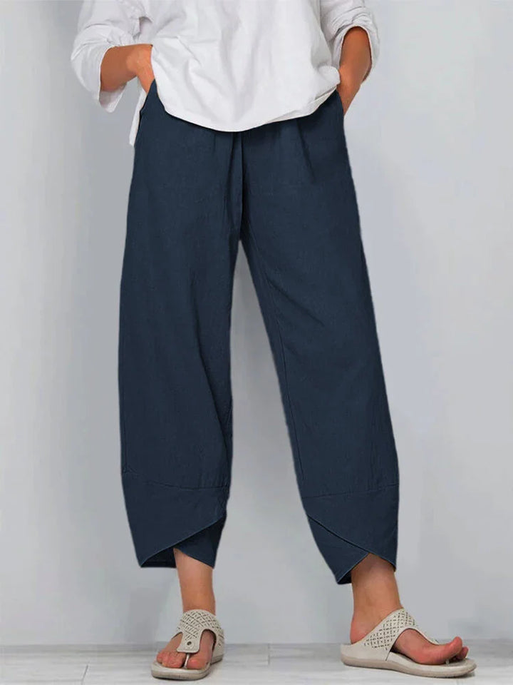 Madison Cotton Linen Harem Pants