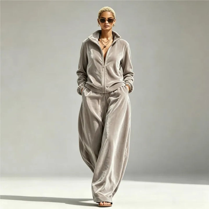 Juniper Zip Front Two-Piece Set