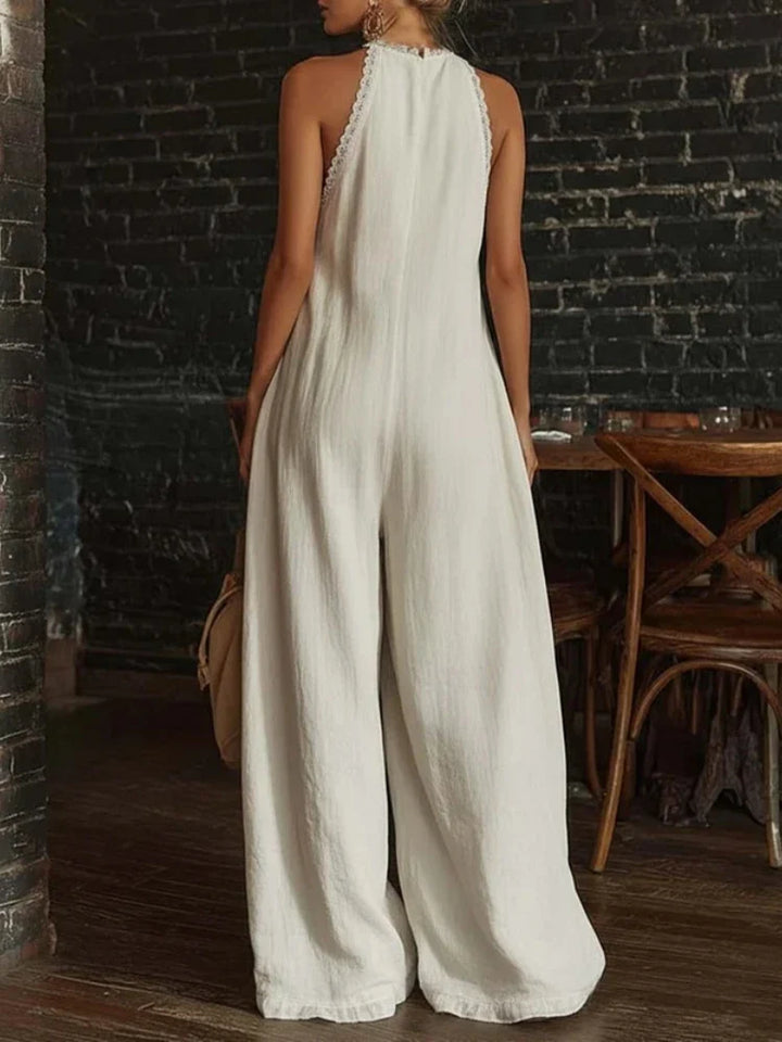 Helena Lace Trim Maxi Dress