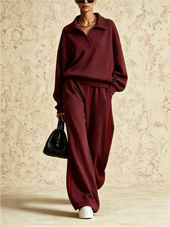 Amoret Contrast Stripe Travel Set