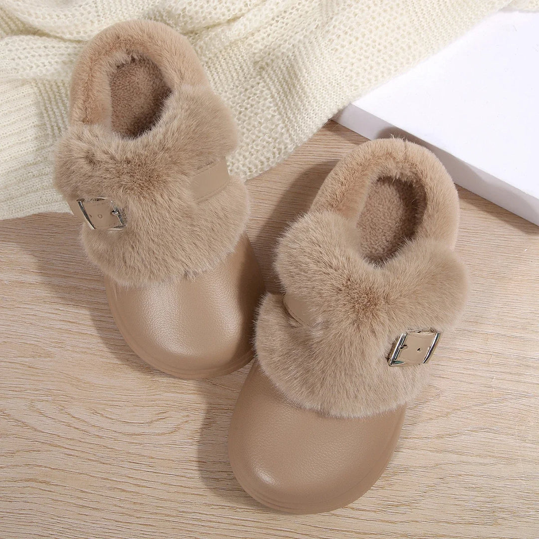 Winnie Platform Fur Clog