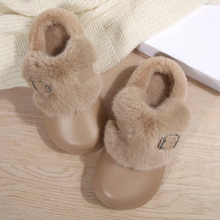 Winnie Platform Fur Clog