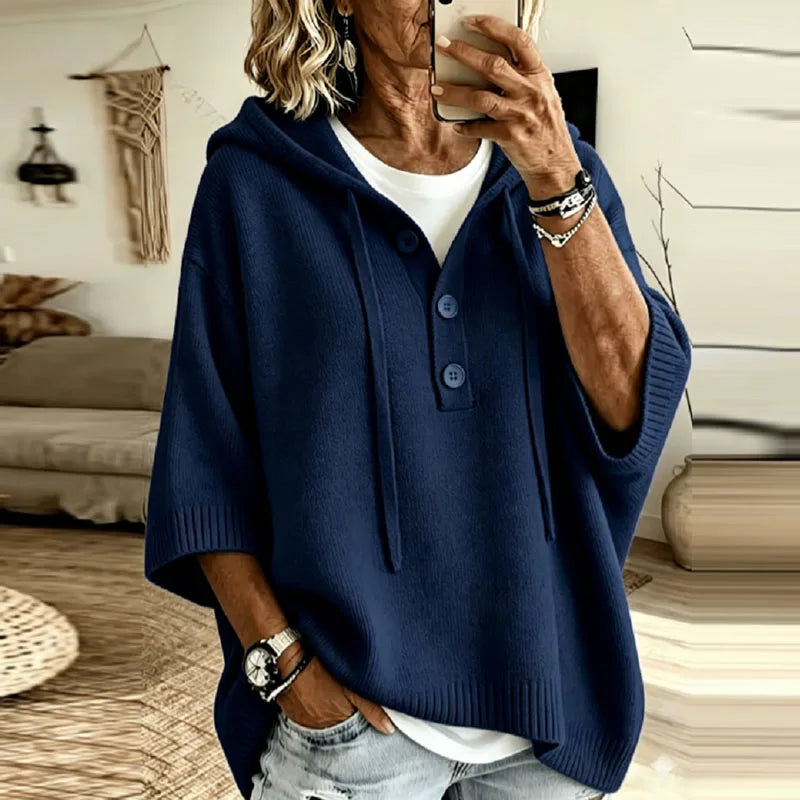 Eleanor Hooded Knit Pullover