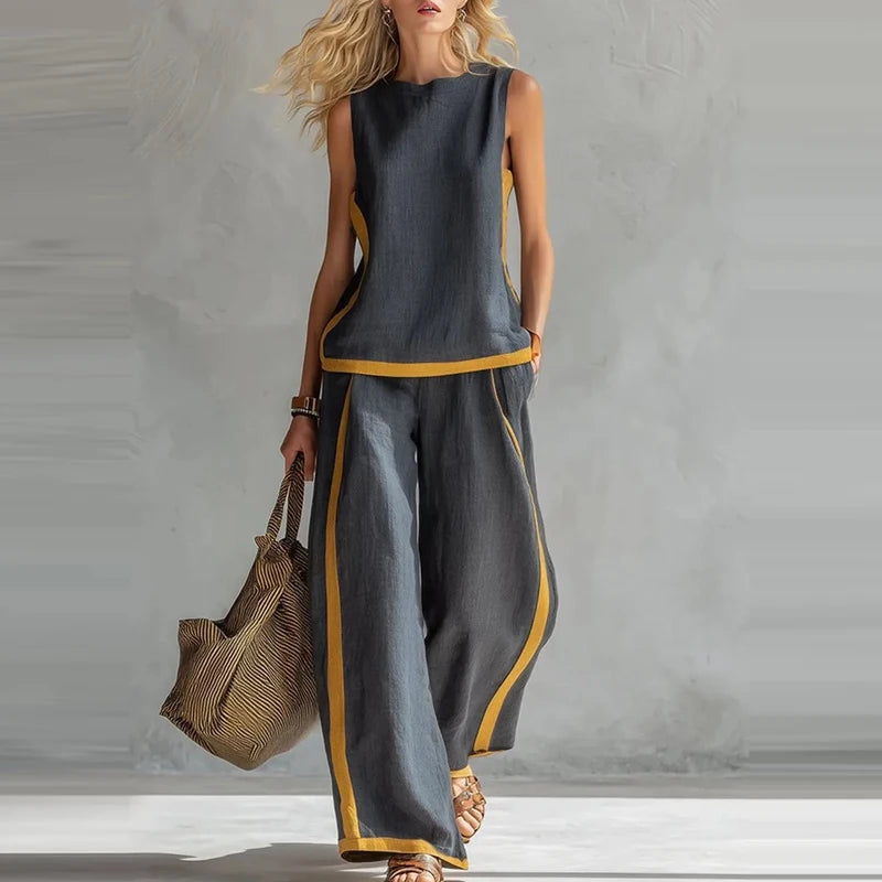 Eva Wide Leg Matching Set