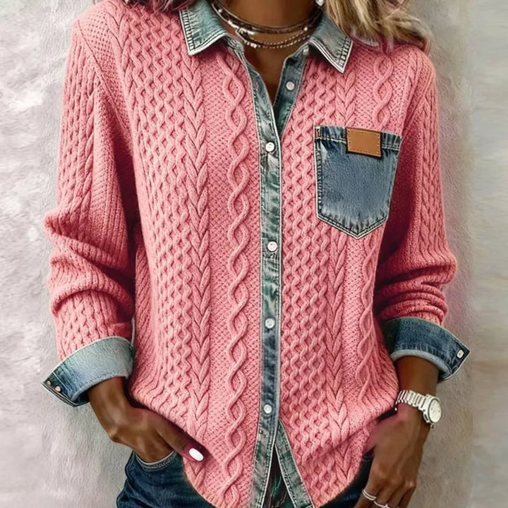 Odessa Cable Knit Overshirt