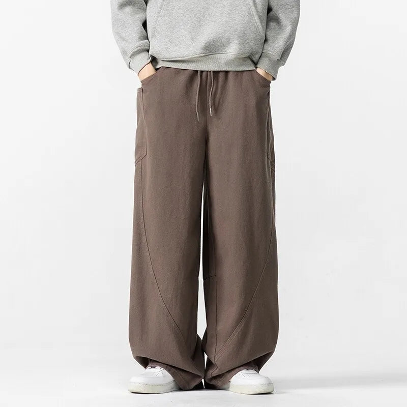 Omari  Relaxed Wide Leg Trousers