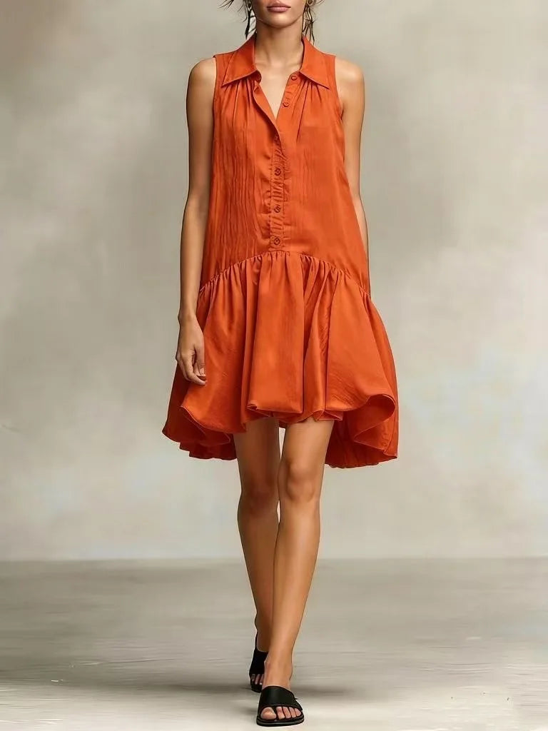 Jayden Breathable Shirt Mini Dress