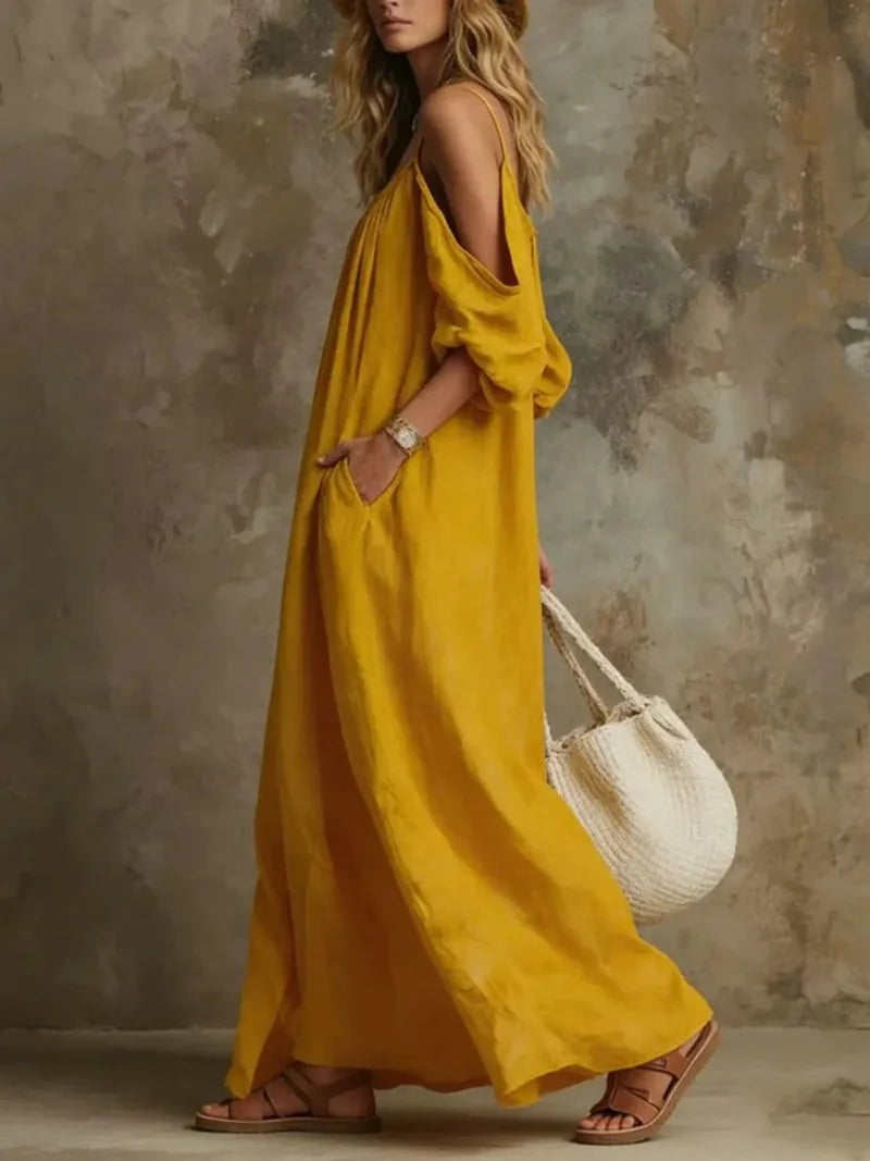 Amabel Off Shoulder Maxi Dress