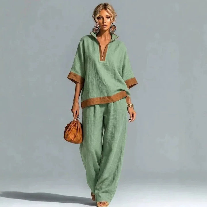 Opehlia Summer Linen Matching Set