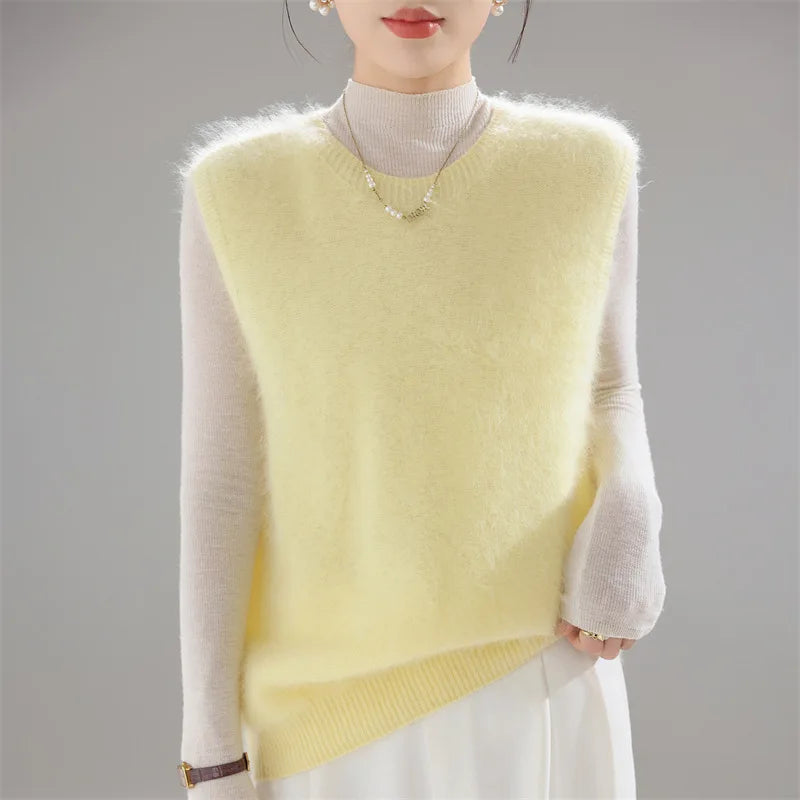 Vivienne Brushed Knit Vest