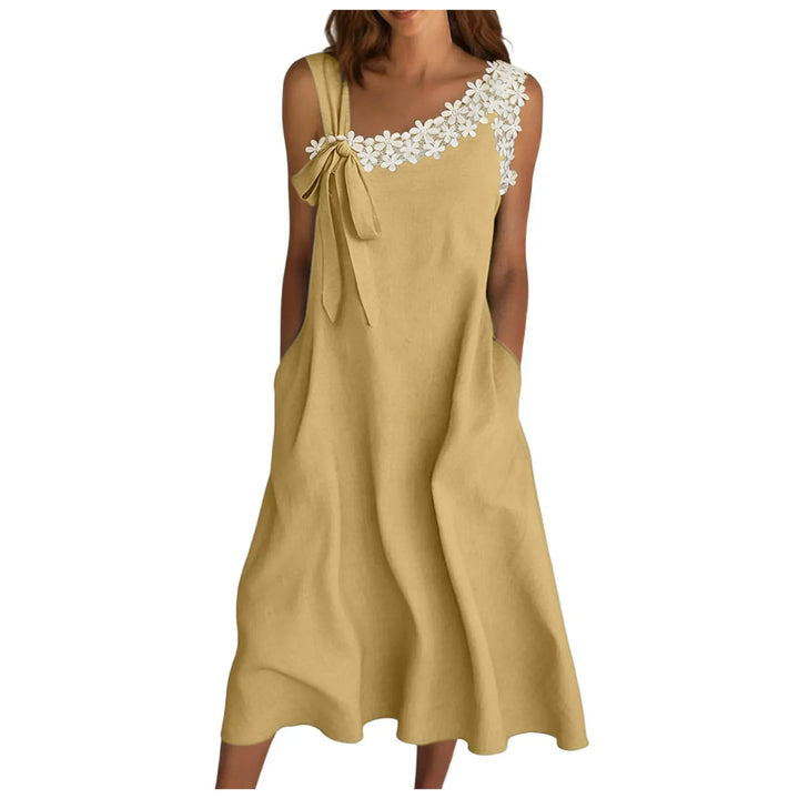 Gracie Casual Pocket Midi Dress