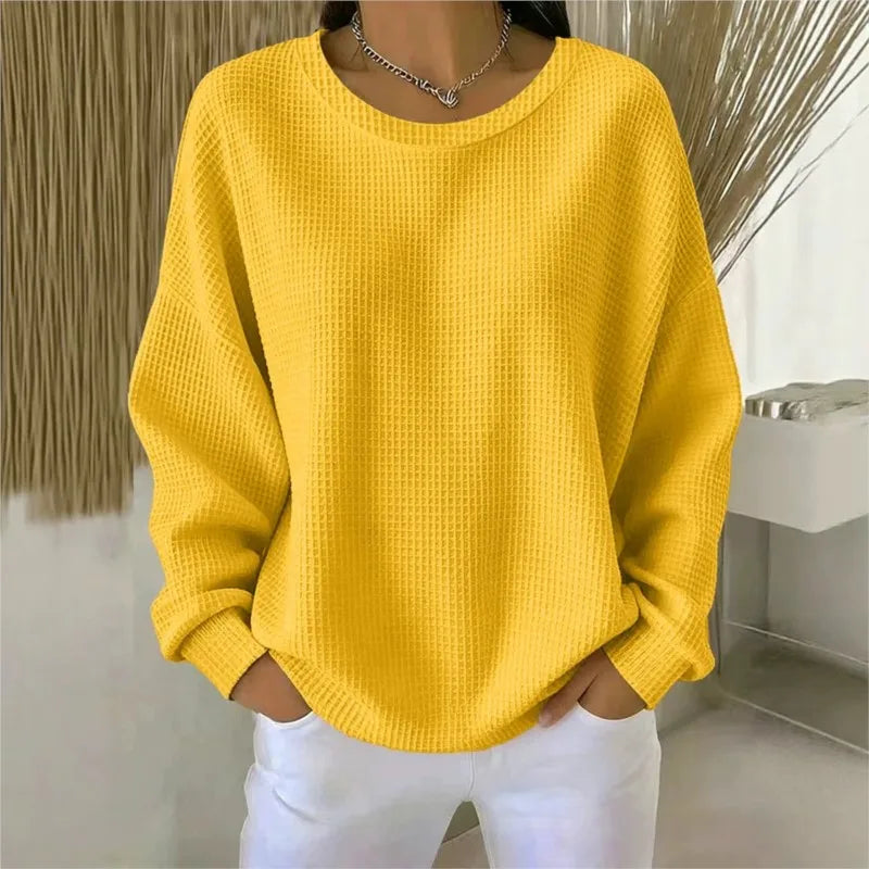 Xanthe Waffle Knit Top