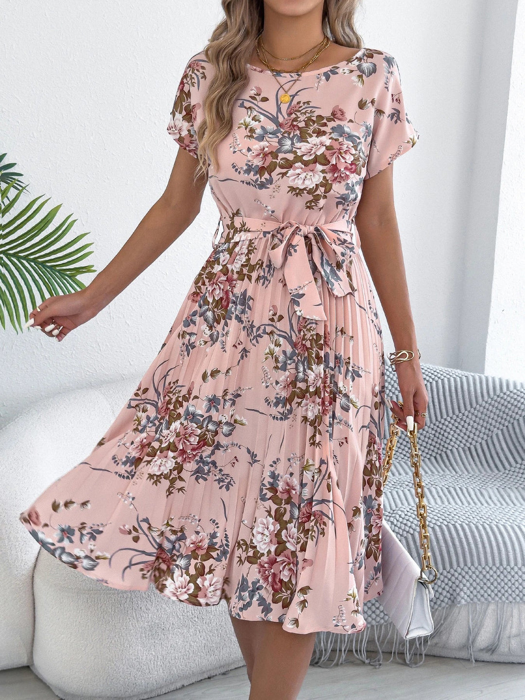 Florence Floral Midi Dress