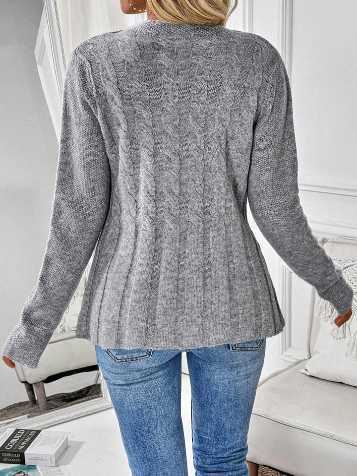 Celia Cable Knit Cardigan