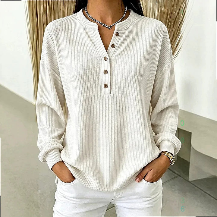 Harlowe Button Placket Henley
