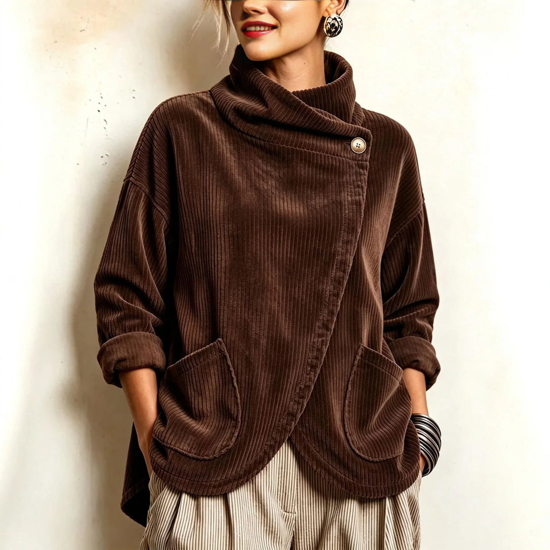 Adriane Wrap Front Jacket
