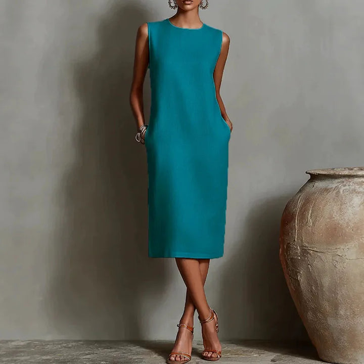 Cassandra Casual Relaxed Midi Dress