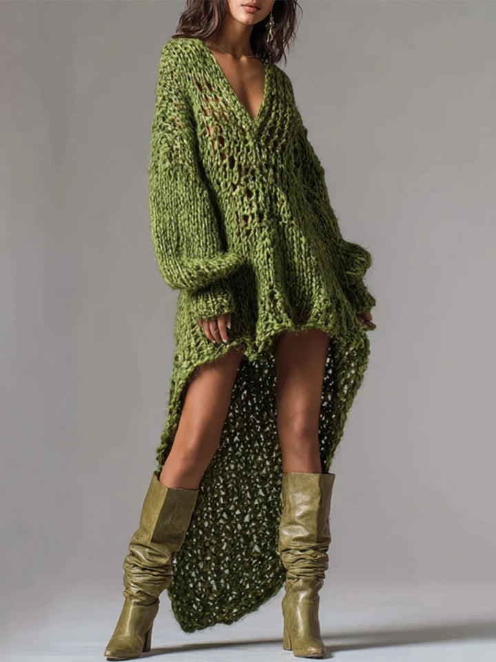 Astrid Open Knit Loose Dress