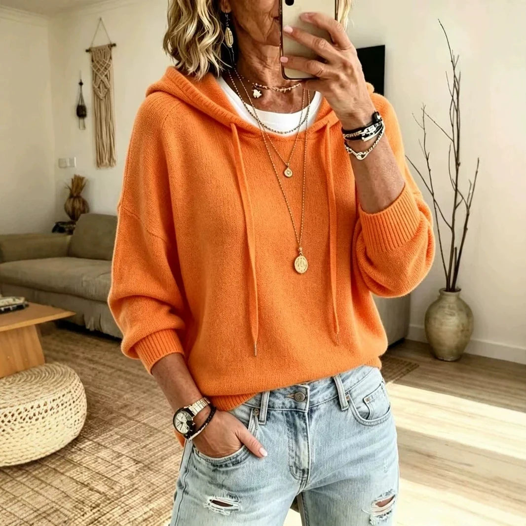 Frida Drawstring Hood Sweater