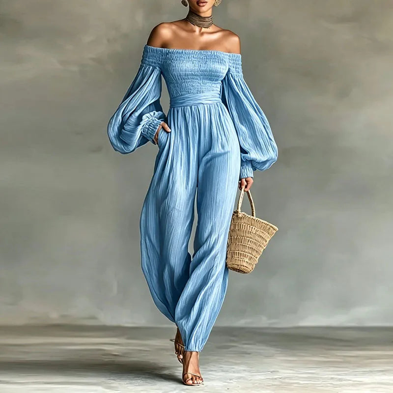 Ava Easy Flow Off Shoulder Jumpsuit