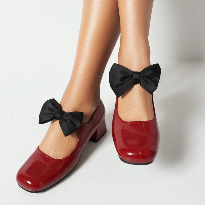 Daphne Bow Mary Jane Pumps