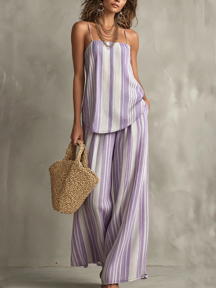 Raegan Striped Matching Set
