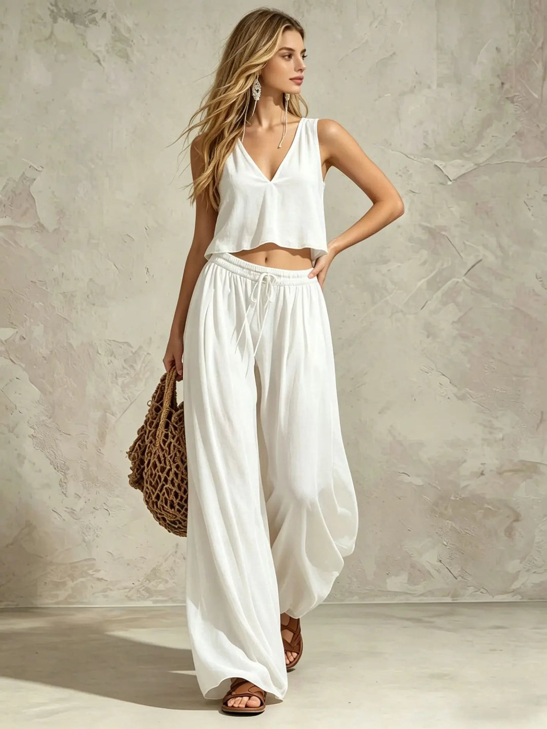 Lyra Casual Summer Trouser Set