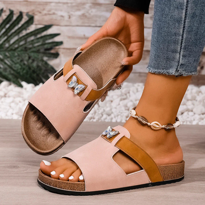 Paloma Cork Slide Sandals