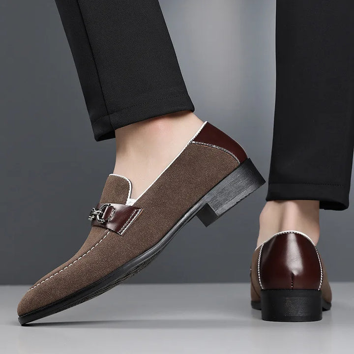 Dunhill Refined Suede Loafers