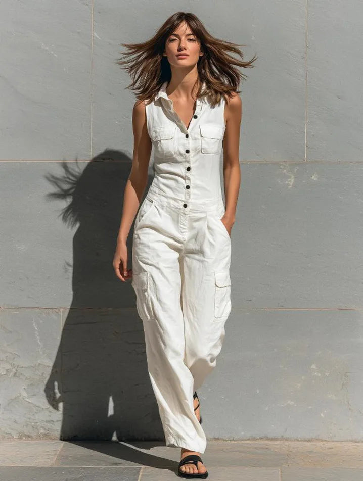 Michaela Casual Pocket Jumpsuit