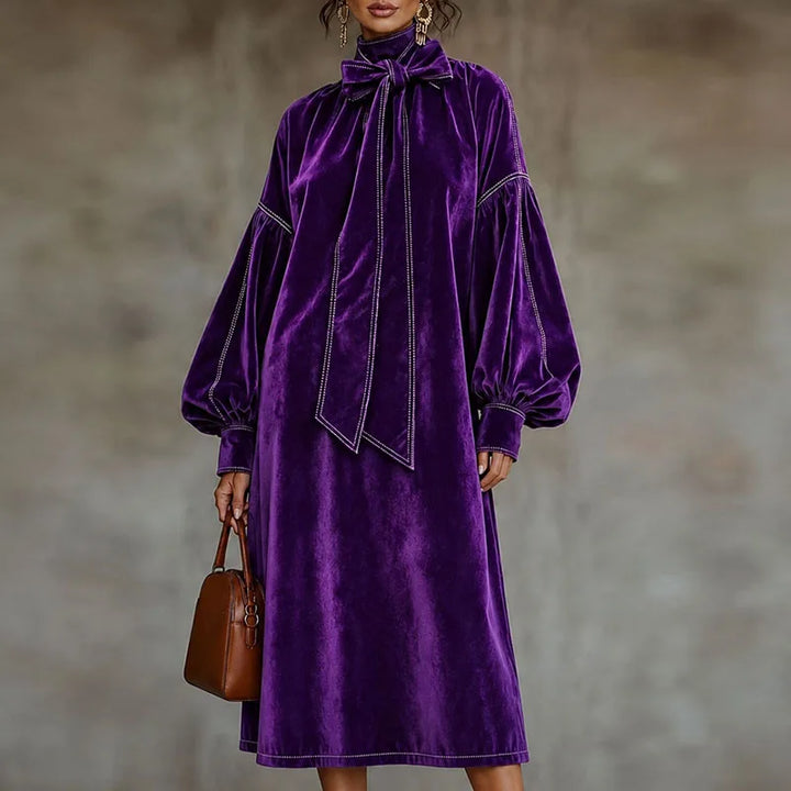 Isabeau Bow Tie Maxi Dress