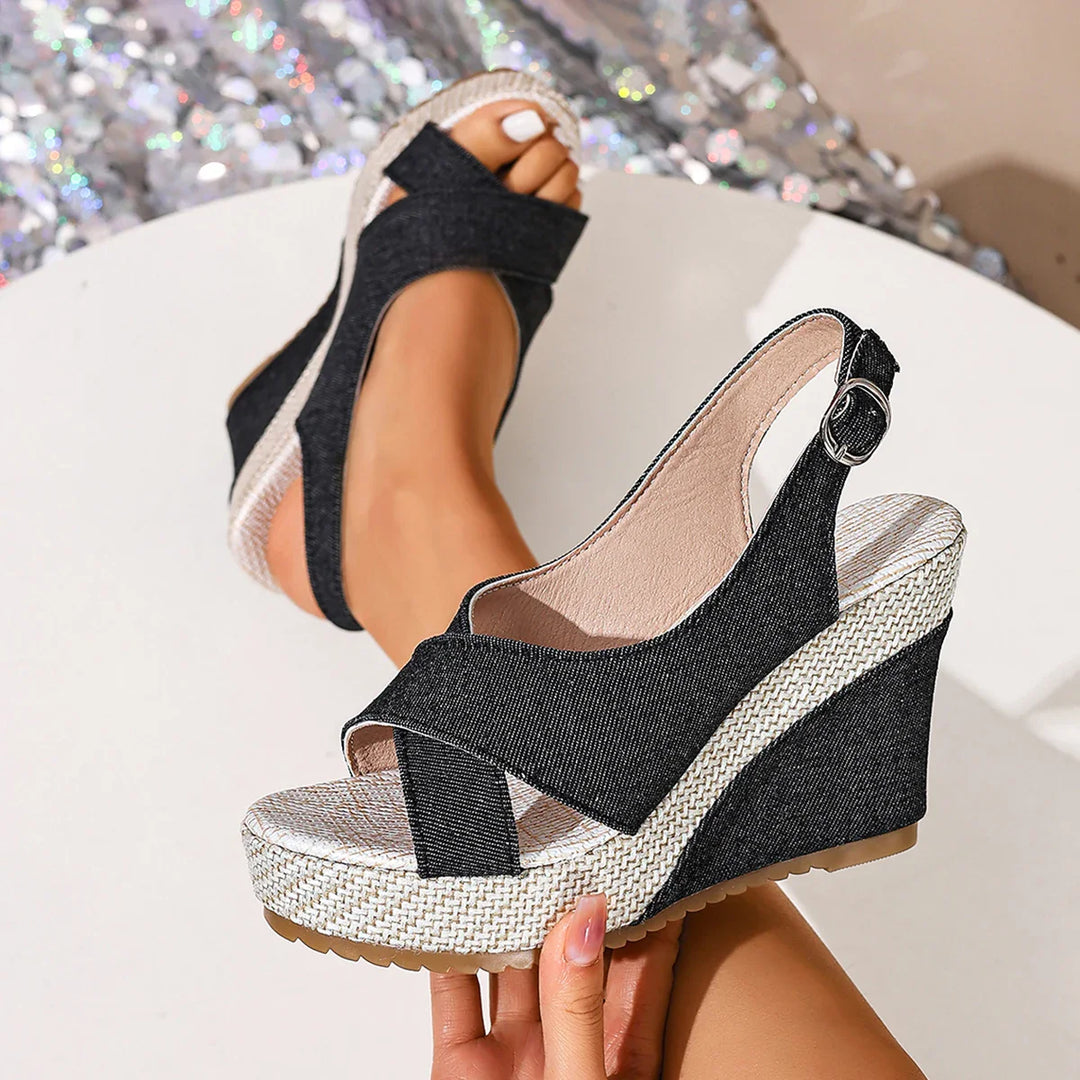 Michaela Orthopedic Wedge Sandals