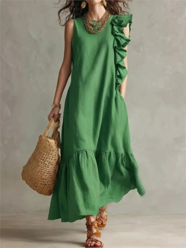 Lilliana Ruffle Maxi Dress