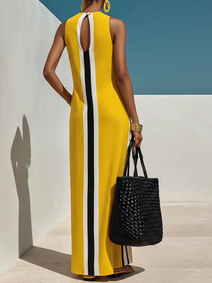 Zora Striped Pocket Maxi Dress