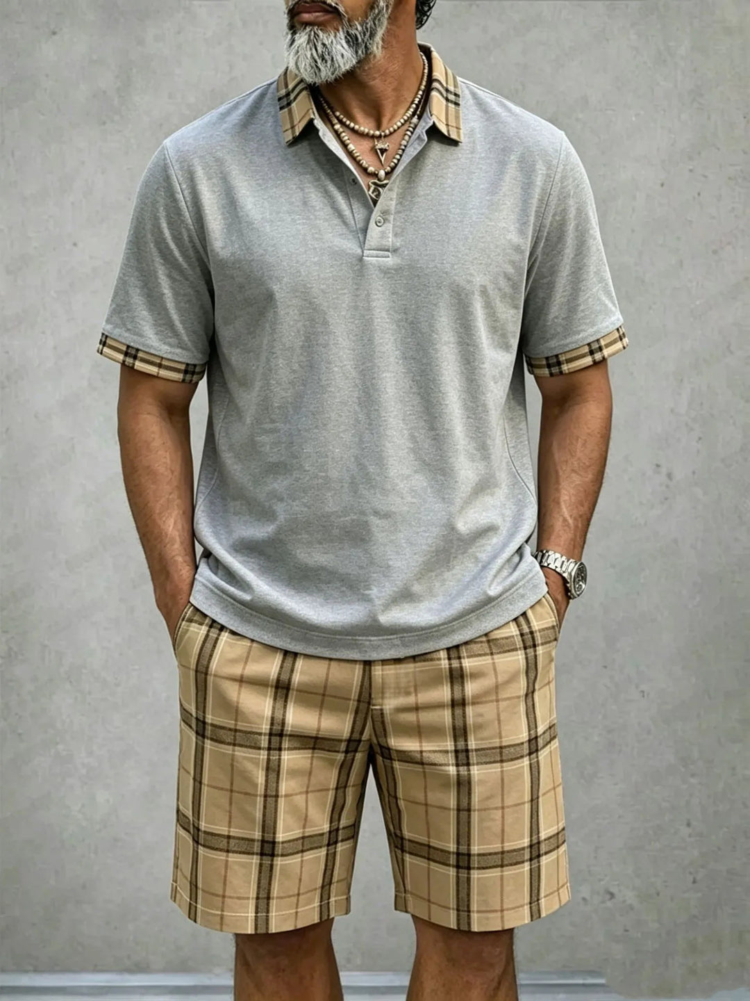 Nolan Relaxed Summer Polo Set