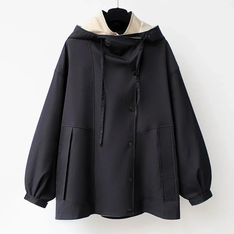Calliope Contrast Collar Trench