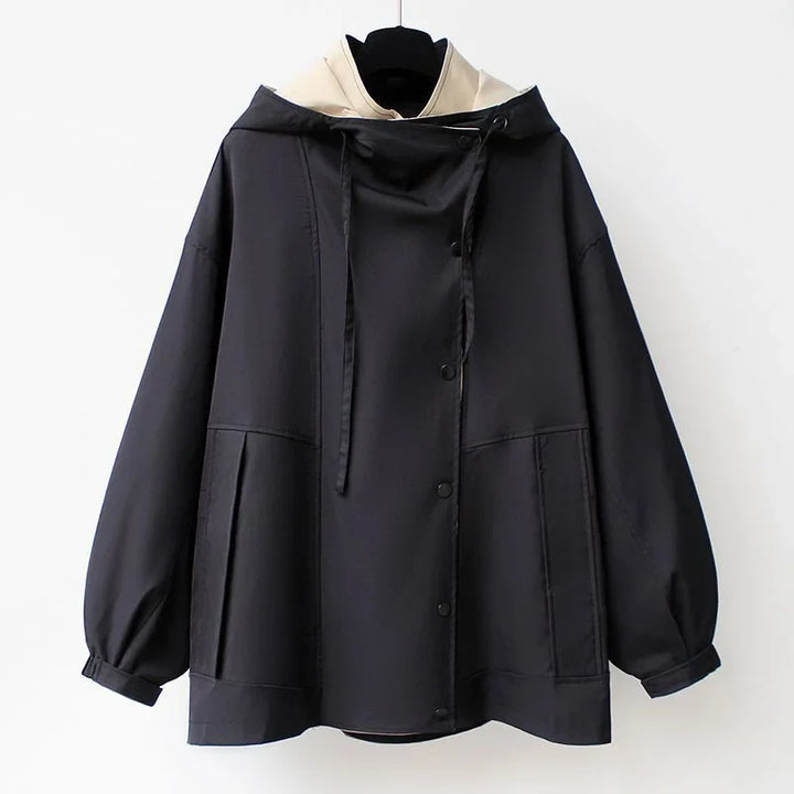 Calliope Contrast Collar Trench