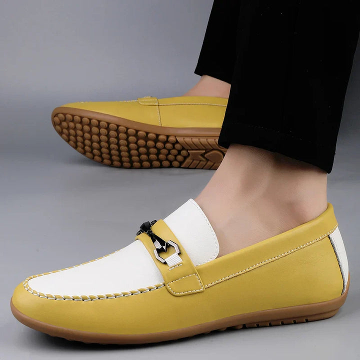 David Color Block Loafers