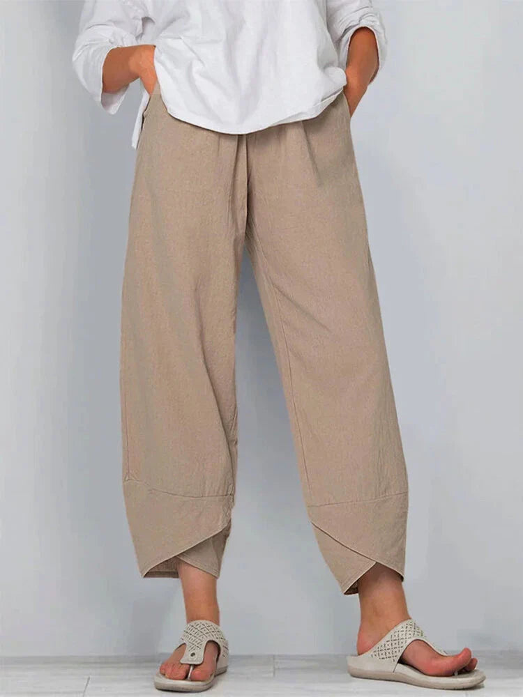 Madison Cotton Linen Harem Pants