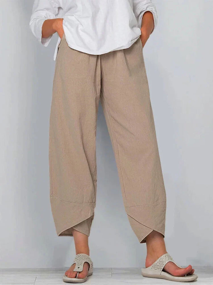 Madison Cotton Linen Harem Pants