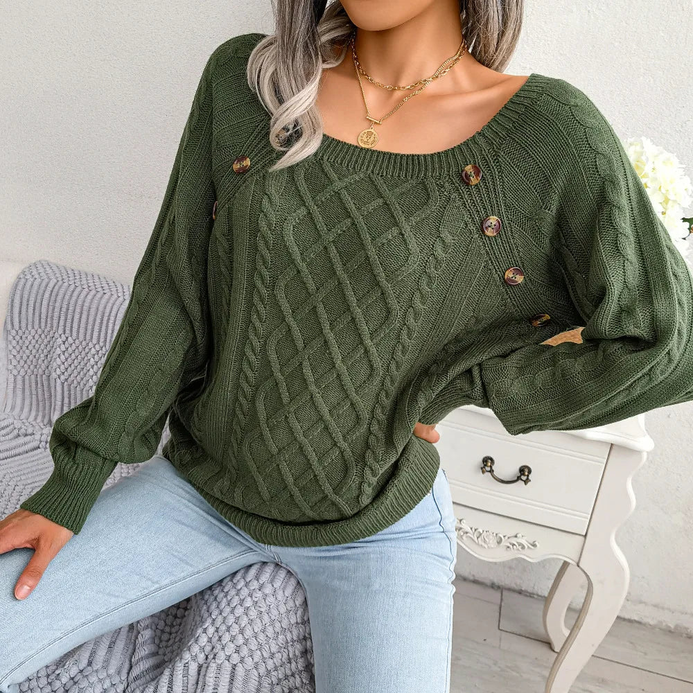 Talia Square Neck Sweater